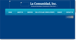 Desktop Screenshot of lacomunidadinc.org